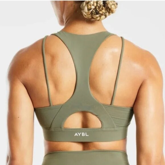 AYBL Core Sports Bra Green - Picture 1 of 5